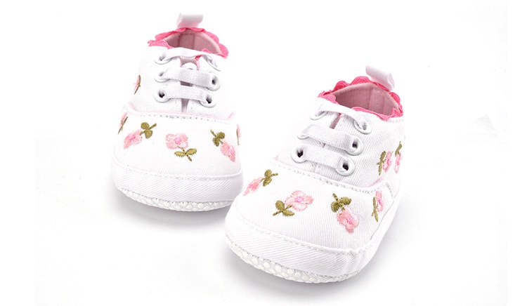 Baby Girl Shoes Floral Booties